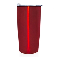 This 20 oz. Stainless Steel Custom Tumbler with Plastic Liner keeps... from...