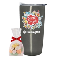 This 20 oz. Stainless Steel Custom Tumbler with Plastic Liner keeps... from...