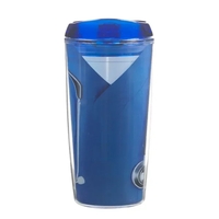 14 ounce double wall plastic tumbler with lid and "nurse" insert... from ASI...