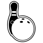 Key Tags - Soft Vinyl - Stock Shape Collection - Bowling
