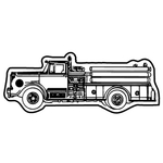 Key Tags - Soft Vinyl - Stock Shape Collection - Fire Truck