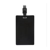 Soft PVC luggage tag with plastic handle and name card plus... from ASI 37218...