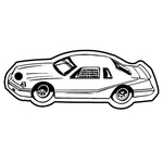 Key Tags - Soft Vinyl - Stock Shape Collection - Race Car