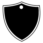 Key Tags - Soft Vinyl - Stock Shape Collection - Shield