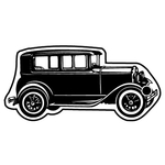 Key Tags - Soft Vinyl - Stock Shape Collection - Classic Car