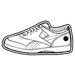 Key Tags - Soft Vinyl - Stock Shape Collection - Tennis Shoe