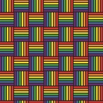 Rainbow Weave Flag Bandana - USA Made