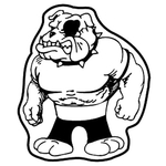 Key Tags - Soft Vinyl - Stock Shape Collection - Bulldog