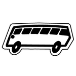 Key Tags - Soft Vinyl - Stock Shape Collection - Metro Bus