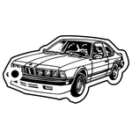 Key Tags - Soft Vinyl - Stock Shape Collection - BMW