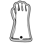 Key Tags - Soft Vinyl - Stock Shape Collection - Work Glove