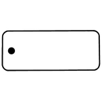 Key Tags - Soft Vinyl - Stock Shape Collection - Rectangle