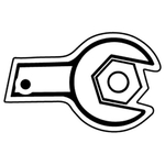 Key Tags - Soft Vinyl - Stock Shape Collection - Wrench