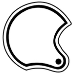 Key Tags - Soft Vinyl - Stock Shape Collection - Helmet