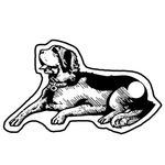 Key Tags - Soft Vinyl - Stock Shape Collection - Dog