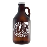 64 Oz. Glass Amber Growler... from ASI 74245 Nordic Co Inc / Nordic Nordic...