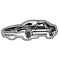 Key Tags - Soft Vinyl - Spot Color Screen Print -... from ASI 80210 Quikey...