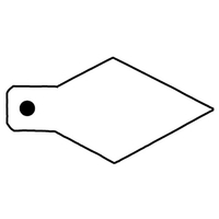 Key Tags - Soft Vinyl - Spot Color Screen Print -... from ASI 80210 Quikey...