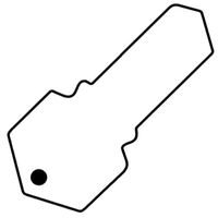 Key Tags - Soft Vinyl - Spot Color Screen Print -... from ASI 80210 Quikey...