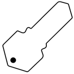 Key Tags - Soft Vinyl - Stock Shape Collection - Key