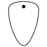 Key Tags - Soft Vinyl - Stock Shape Collection - Shield