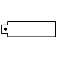 Key Tags - Soft Vinyl - Spot Color Screen Print -... from ASI 80210 Quikey...