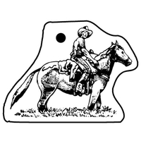 Key Tags - Soft Vinyl - Spot Color Screen Print -... from ASI 80210 Quikey...