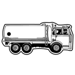 Key Tags - Soft Vinyl - Stock Shape Collection - Oil Truck