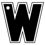 Key Tags - Soft Vinyl - Stock Shape Collection - Letter W