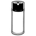 Key Tags - Soft Vinyl - Stock Shape Collection - Spray Can