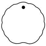 Key Tags - Soft Vinyl - Stock Shape Collection - Shell