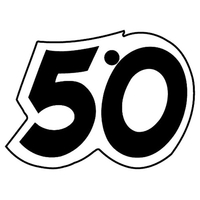 Key Tag - Number 50 - Spot Color... from ASI 80210 Quikey Mfg Co Inc / Quikey...