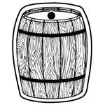 Key Tags - Soft Vinyl - Stock Shape Collection - Barrel