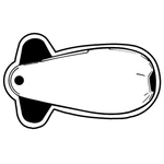 Key Tags - Soft Vinyl - Stock Shape Collection - Blimp