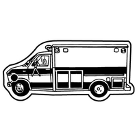 Key Tags - Soft Vinyl - Spot Color Screen Print -... from ASI 80210 Quikey...