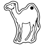 Key Tags - Soft Vinyl - Stock Shape Collection - Camel