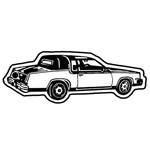 Key Tags - Soft Vinyl - Stock Shape Collection - Car