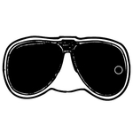 Key Tags - Soft Vinyl - Stock Shape Collection - Sunglasses