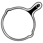 Key Tags - Soft Vinyl - Stock Shape Collection - Skillet