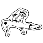 Key Tags - Soft Vinyl - Stock Shape Collection - Karate