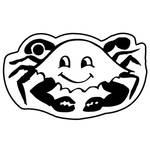 Key Tags - Soft Vinyl - Stock Shape Collection - Crab