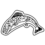 Key Tags - Soft Vinyl - Stock Shape Collection - Fish