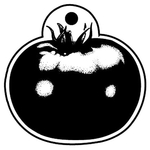 Key Tags - Soft Vinyl - Stock Shape Collection - Tomato