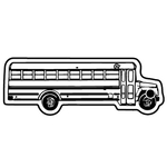 Key Tags - Soft Vinyl - Stock Shape Collection - School Bus