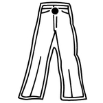 Key Tags - Soft Vinyl - Stock Shape Collection - Jeans