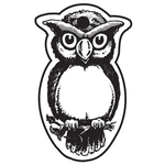 Key Tags - Soft Vinyl - Stock Shape Collection - Owl