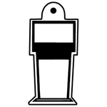 Key Tags - Soft Vinyl - Stock Shape Collection - Gas Pump