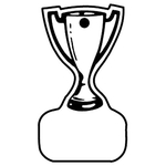 Key Tags - Soft Vinyl - Stock Shape Collection - Trophy