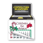 3" x 4 1/4" Calendar Magnet Laptop Shape
