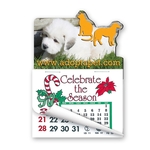 3" x 4 1/4" Calendar Magnet Cat and Dog Shape